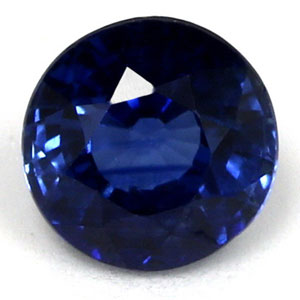 Sapphire Round 0.61 carat Blue Photo