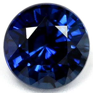 Sapphire Round 0.65 carat Blue Photo