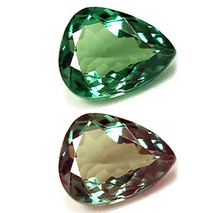 Alexandrite Pear 0.61 carat Green Photo