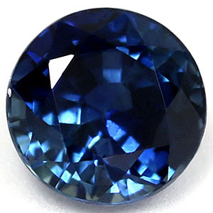 Sapphire Round 0.92 carat Blue Green Photo