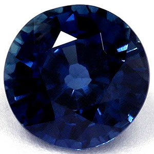 Sapphire Round 0.91 carat Blue Green Photo