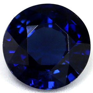 Sapphire Round 0.68 carat Blue Photo