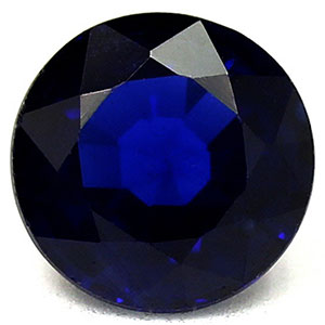 Sapphire Round 0.68 carat Blue Photo