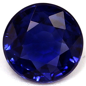 Sapphire Round 0.67 carat Blue Photo