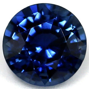 Sapphire Round 0.51 carat Blue Photo