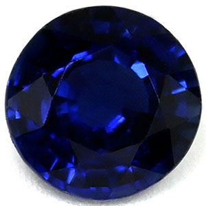 Sapphire Round 0.57 carat Blue Photo