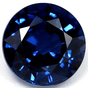 Sapphire Round 0.68 carat Blue Photo