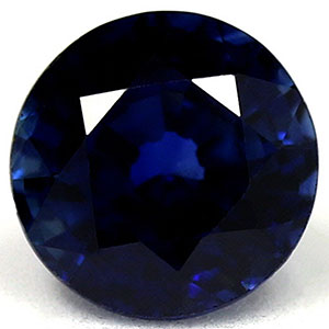 Sapphire Round 0.70 carat Blue Photo