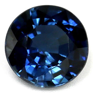 Sapphire Round 0.69 carat Blue Green Photo