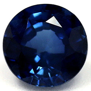 Sapphire Round 0.69 carat Blue Green Photo