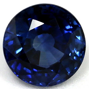 0.75 carat Round Sapphire - Gemstone Thumbnail