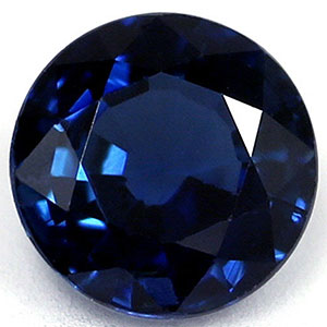 Sapphire Round 0.66 carat Blue Photo