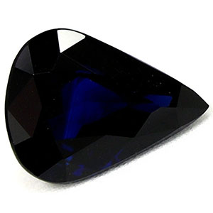 Sapphire Pear 1.03 carat Blue Photo