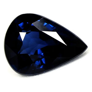 Sapphire Pear 1.12 carat Blue Photo
