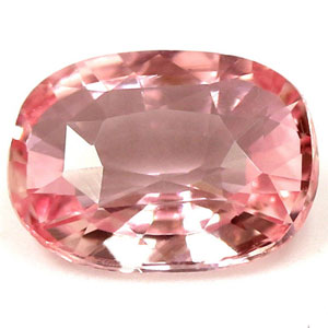 Sapphire Cushion 0.99 carat Orange Pink Photo