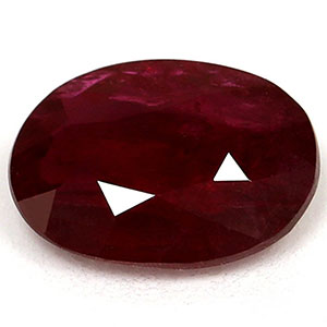 Ruby Oval 0.67 carat Red Photo