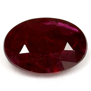 Ruby Oval 0.77 carat Red Photo