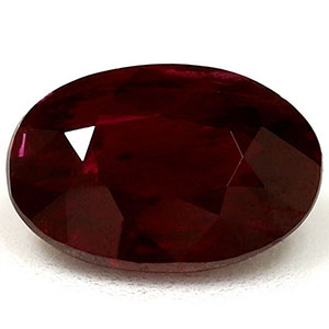 Ruby Oval 0.83 carat Red Photo