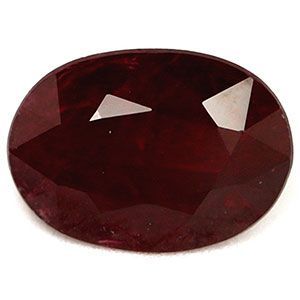 Ruby Oval 0.94 carat Red Photo