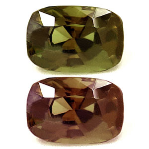 Alexandrite Cushion 0.55 carat Green Photo