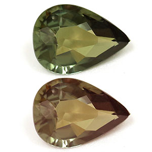 Alexandrite Pear 0.61 carat Green Photo