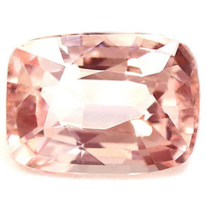 Sapphire Cushion 0.91 carat Orange Pink Photo