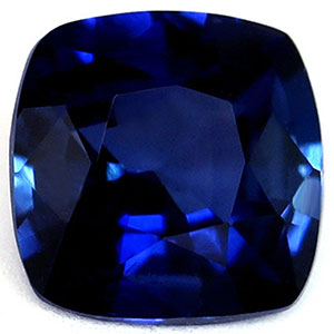 Sapphire Cushion 0.85 carat Blue Photo