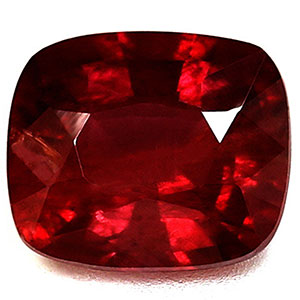 Ruby Cushion 0.81 carat Red Photo
