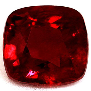 Ruby Cushion 0.57 carat Red Photo