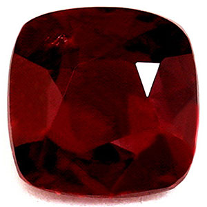 Ruby Cushion 0.58 carat Red Photo