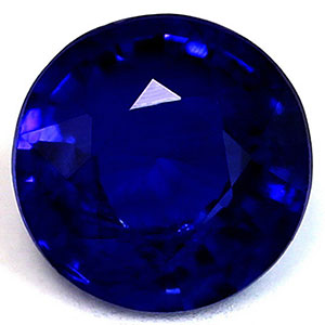 Sapphire Round 0.66 carat Blue Photo