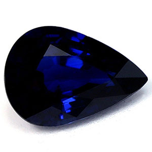 Sapphire Pear 0.85 carat Blue Photo