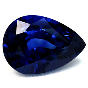 Sapphire Pear 1.02 carat Blue Photo