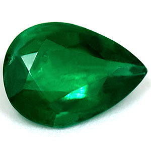 Emerald Pear 0.65 carat Green Photo