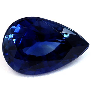 Sapphire Pear 0.81 carat Blue Photo