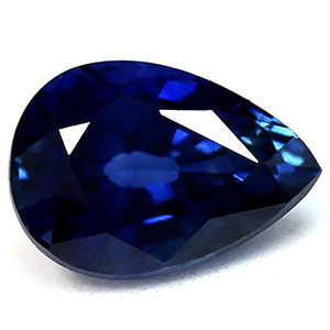 Sapphire Pear 0.98 carat Blue Photo