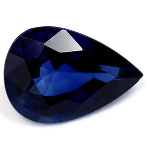 Sapphire Pear 0.79 carat Blue Photo