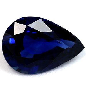 Sapphire Pear 0.76 carat Blue Photo