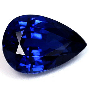 Sapphire Pear 0.84 carat Blue Photo