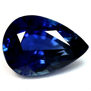 Sapphire Pear 0.81 carat Blue Photo