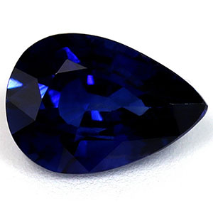 Sapphire Pear 0.76 carat Blue Photo