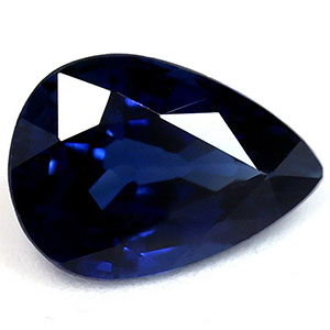 Sapphire Pear 0.78 carat Blue Photo