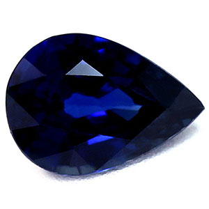Sapphire Pear 0.81 carat Blue Photo