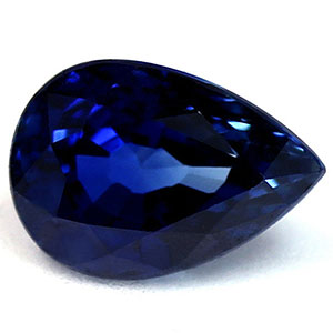Sapphire Pear 1.07 carat Blue Photo