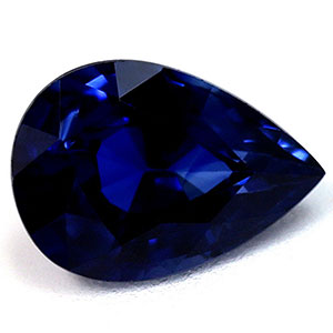 Sapphire Pear 0.95 carat Blue Photo