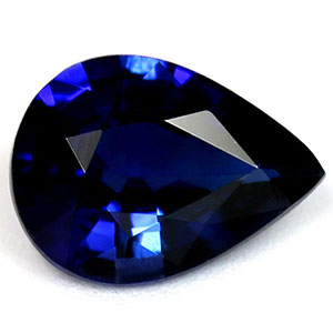 Sapphire Pear 0.69 carat Blue Photo
