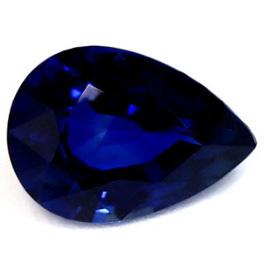 Sapphire Pear 0.94 carat Blue Photo