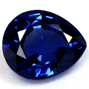 Sapphire Pear 1.01 carat Blue Photo