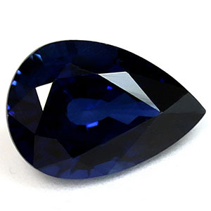 Sapphire Pear 0.85 carat Blue Photo