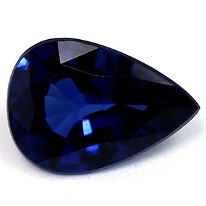 Sapphire Pear 0.67 carat Blue Photo